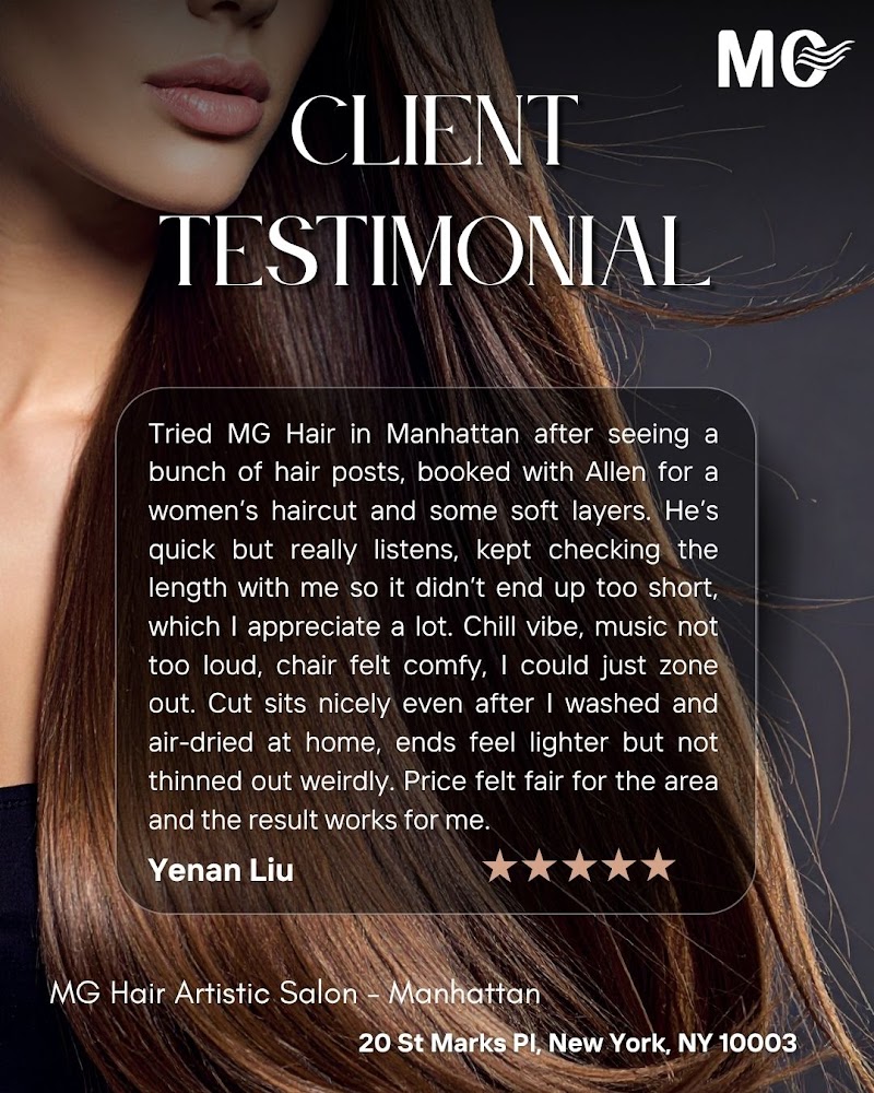 MG Hair Artistic Salon - Manhattan (MG Hair Artistic美发沙龙)